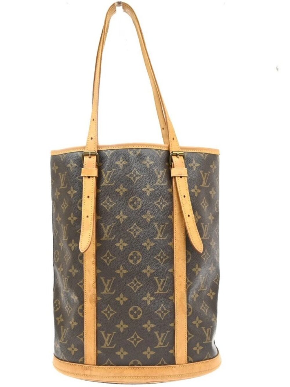 LOUIS VUITTON BUCKET GM Shoulder Tote Bag Monogram Leather Brown M42236 89MA672 - Picture 4 of 15